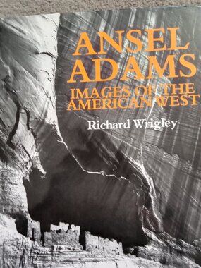 Ansel Adams book Images of the American West Richard Wrigley 1992 hardcover